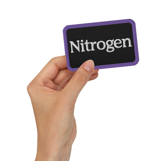 Embroidered Nitrogen Patch